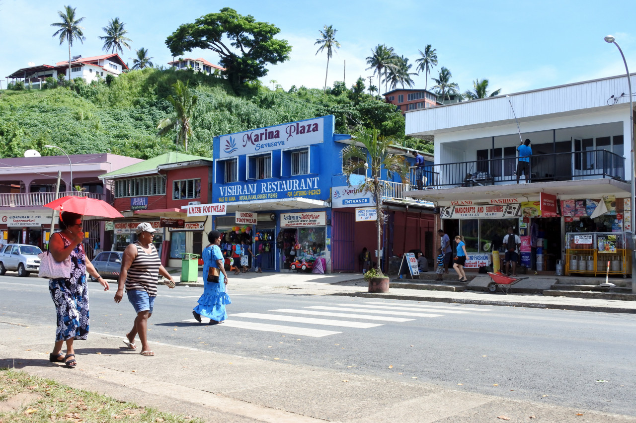 La ville de Savusavu.