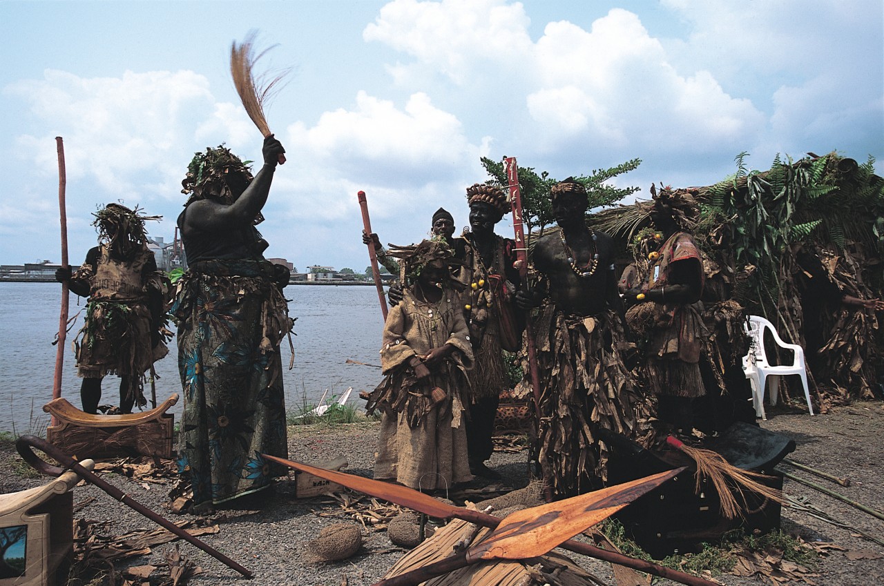 Fête traditionnelle du Ngondo célébrée par le peuple Sawa.