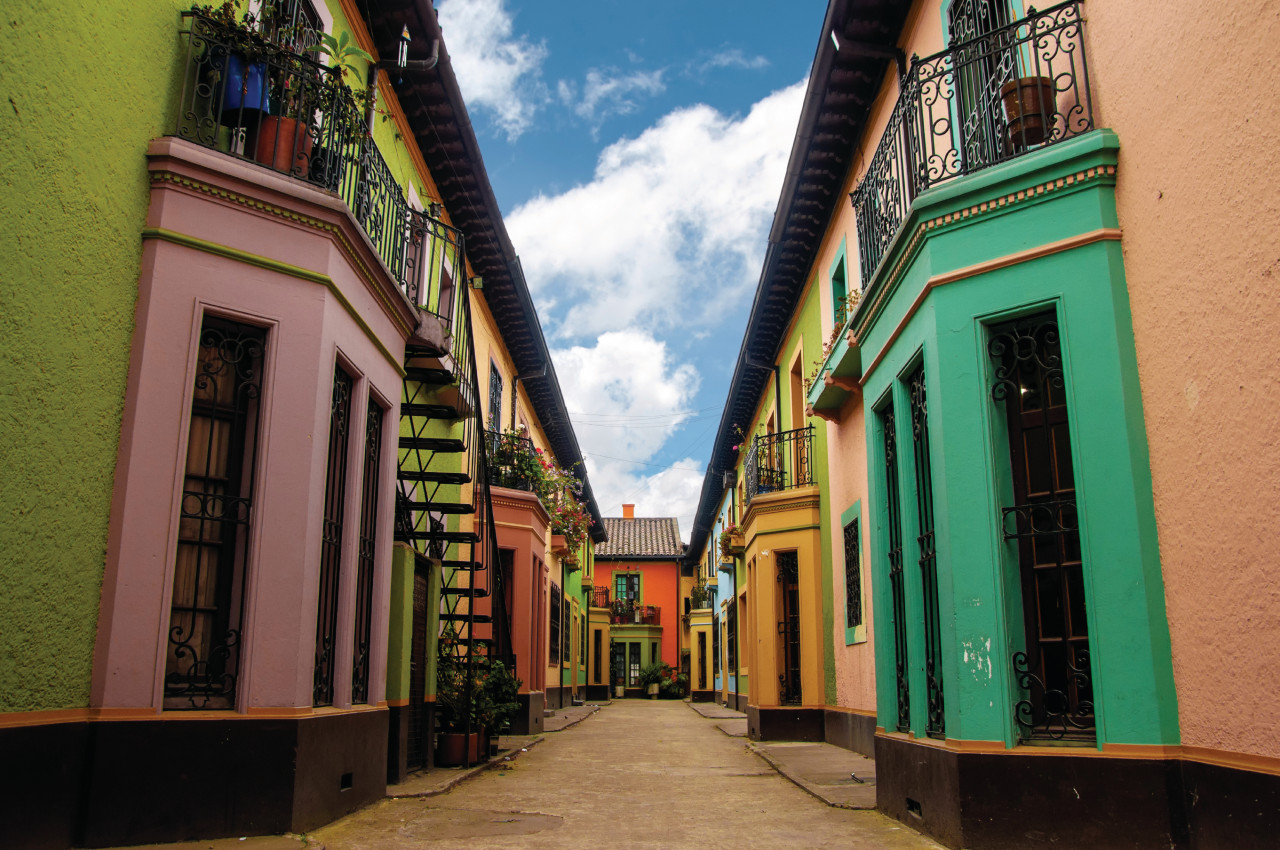 Le centre historique de Bogotá.