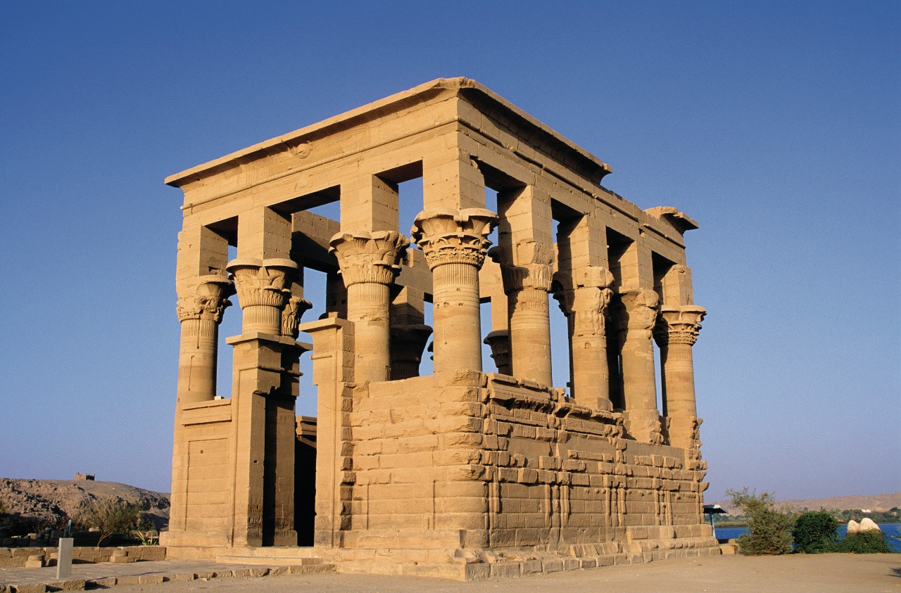 Kiosque de Trajan au temple de Philae.