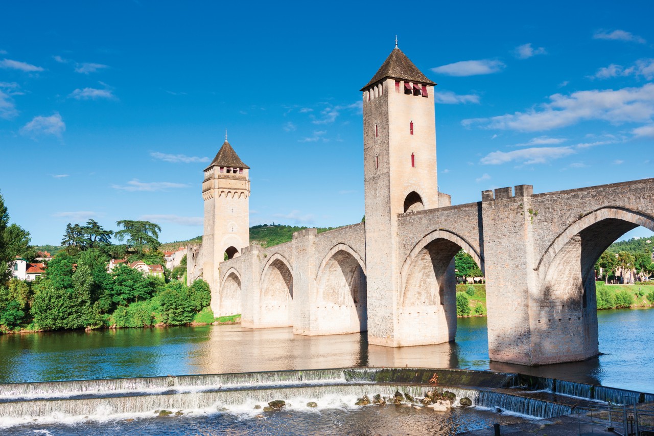 Pont Valentré de Cahors.