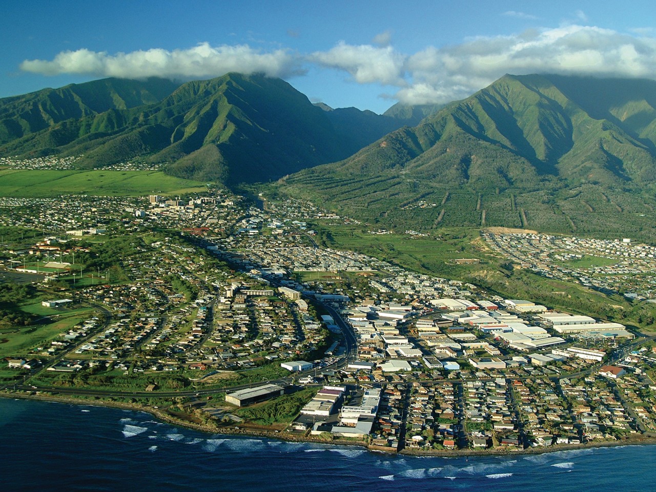 Survol de Kahului.