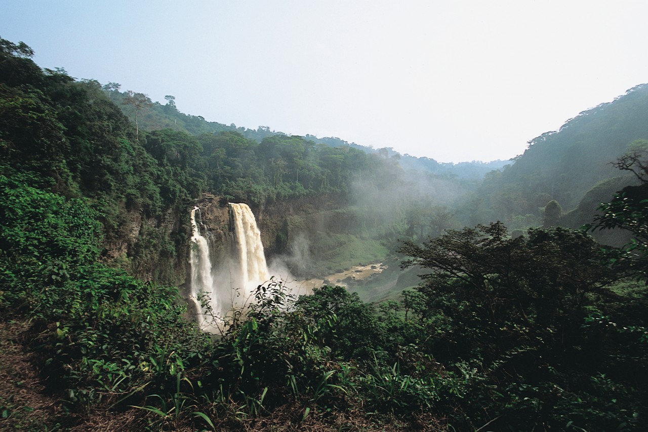 Les chutes d'Ekom Nkam.