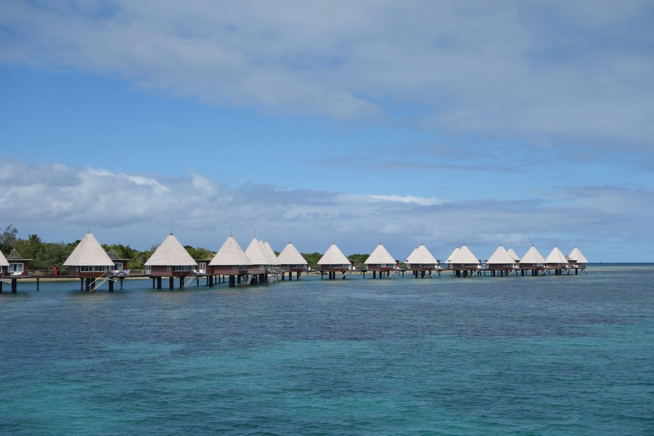 Maisons de vacances sur pilotis, Nouméa.