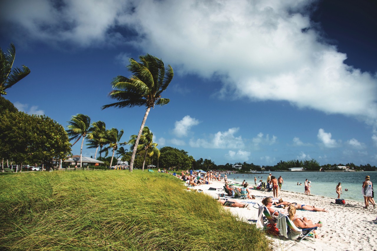 Plage de Key Largo.