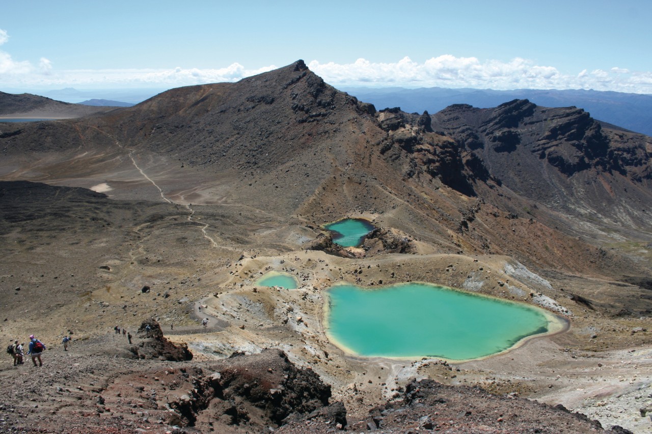 Emerald Lakes du Tongariro.