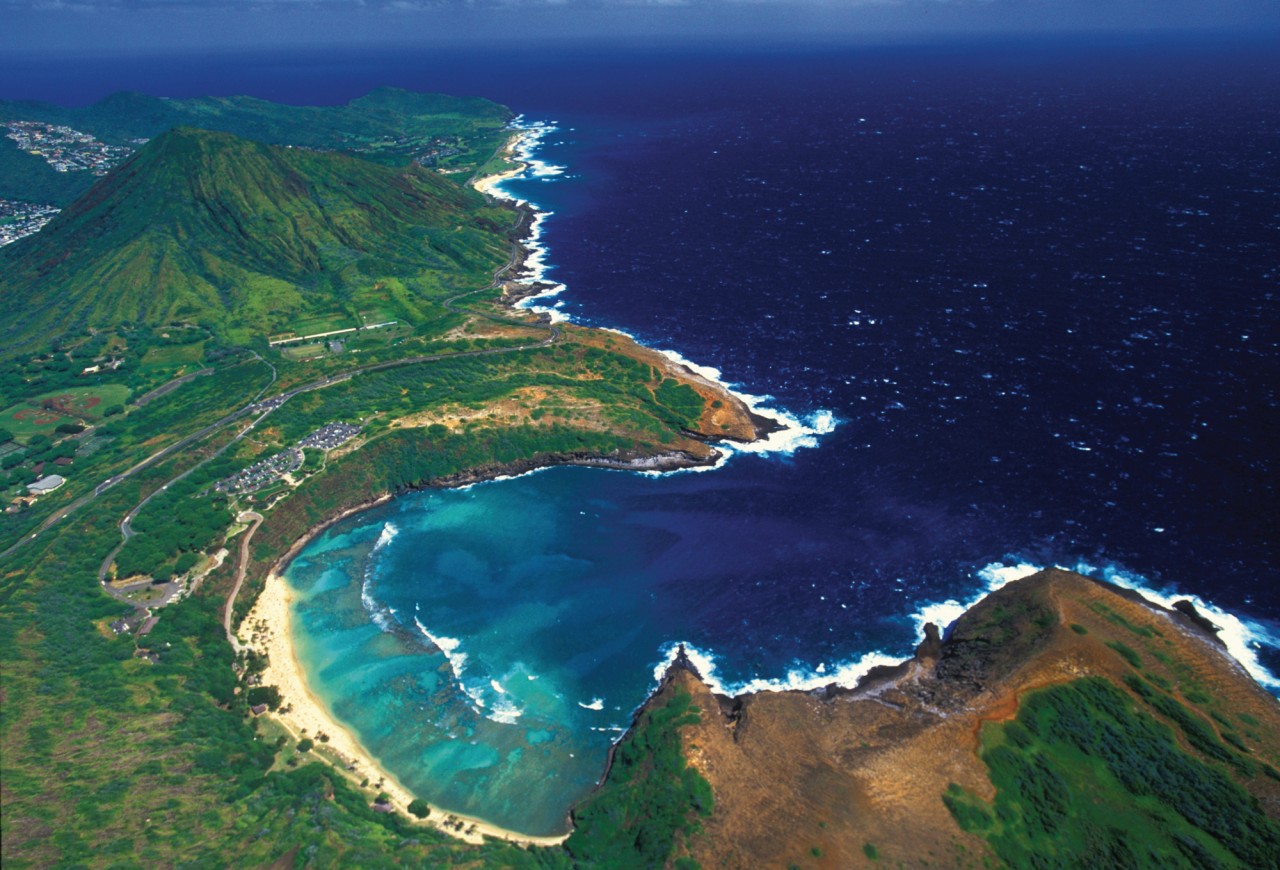 Survol de Hanauma Bay.