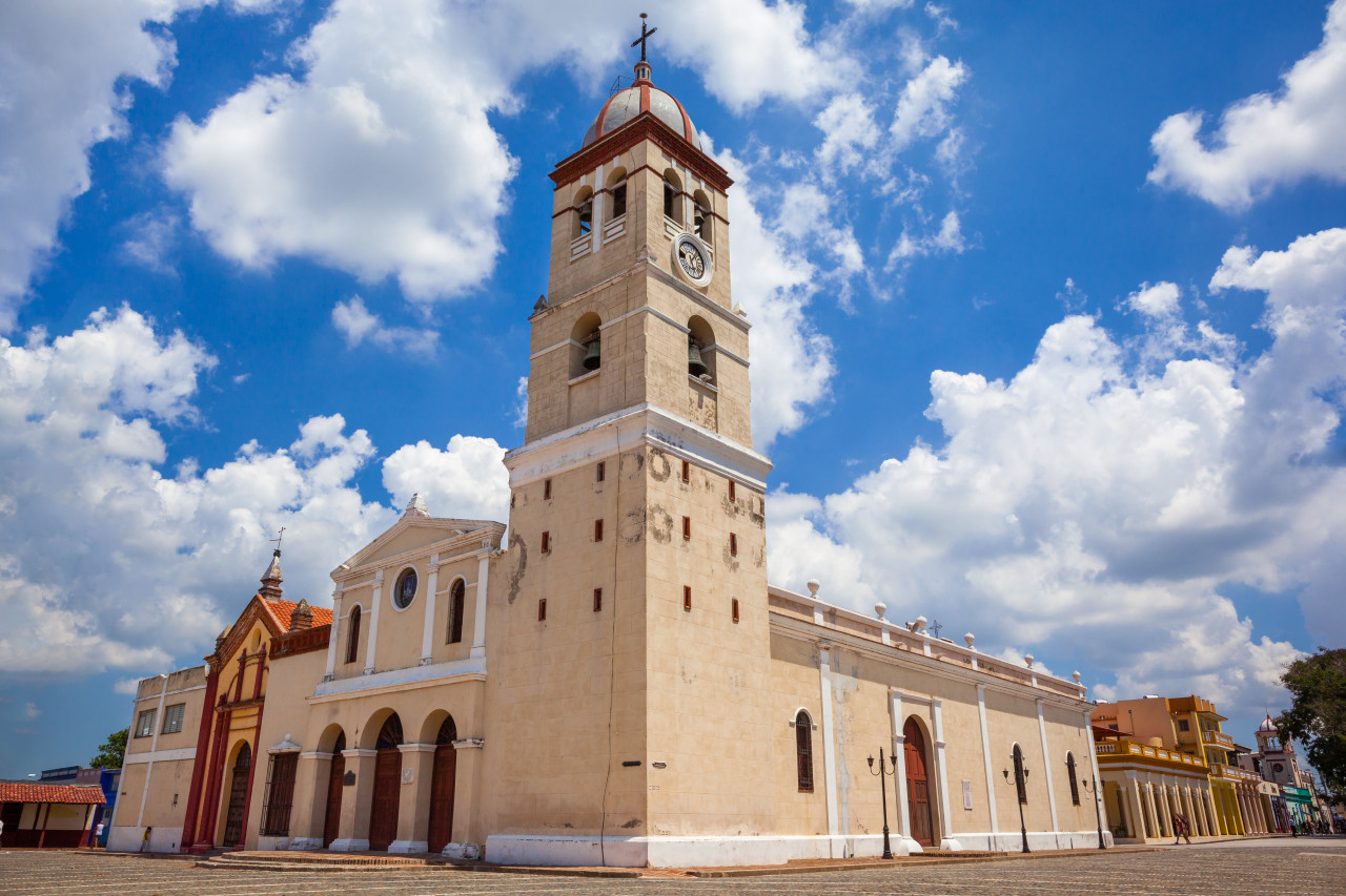 La cathédrale de San Salvador à Bayamo.