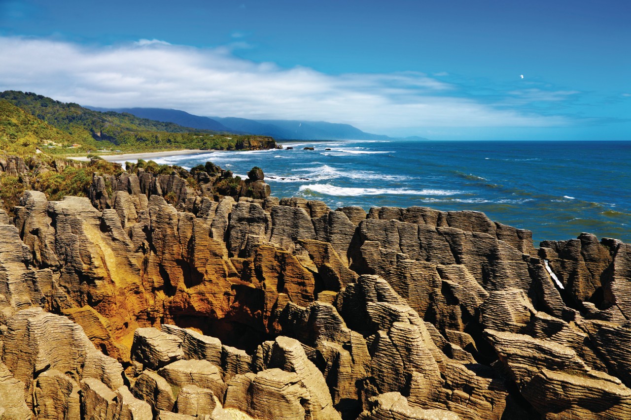 Pancake Rocks.