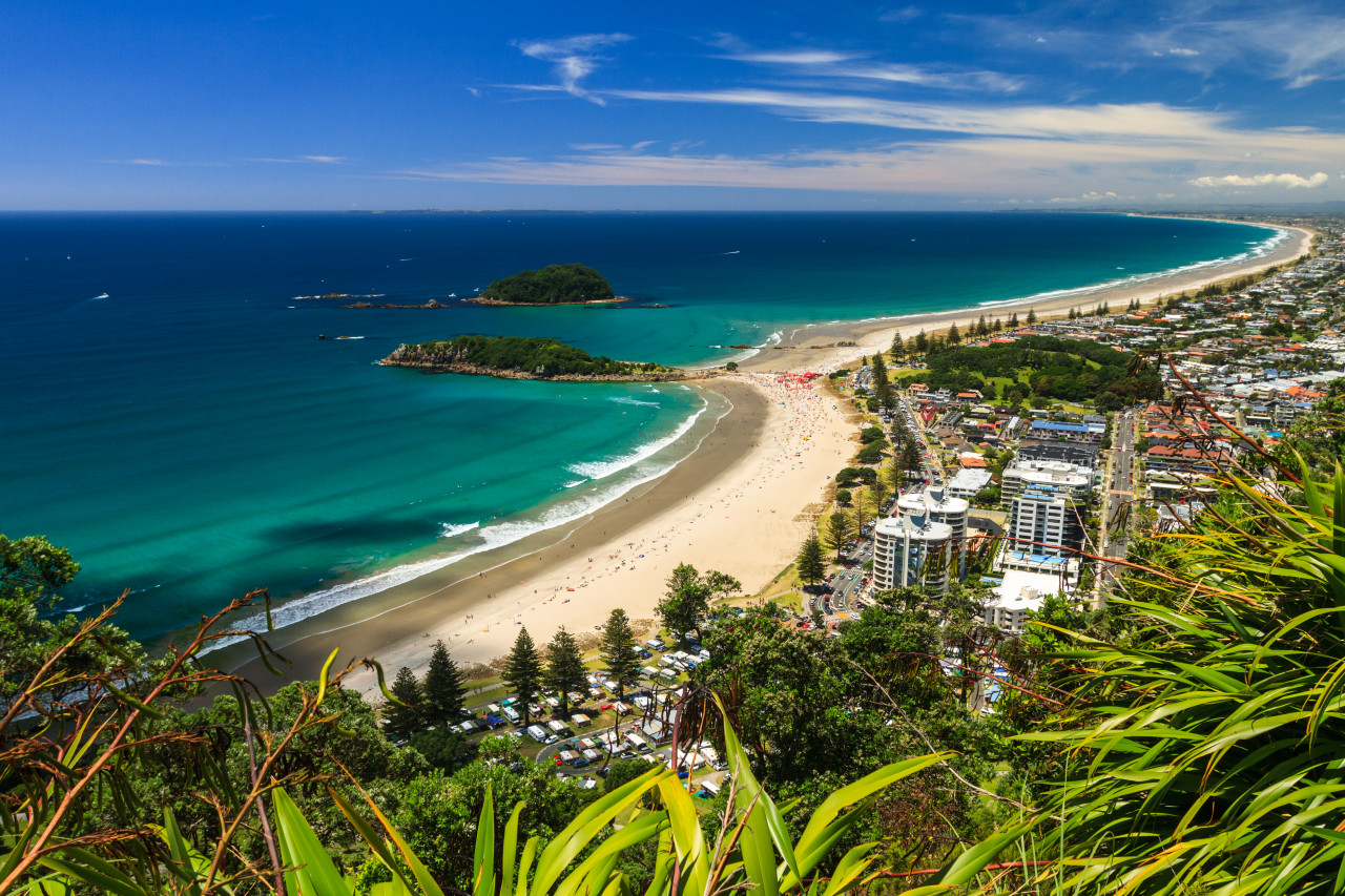 La ville de Tauranga.