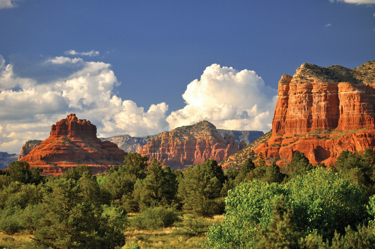 Les red rock à Sedona.