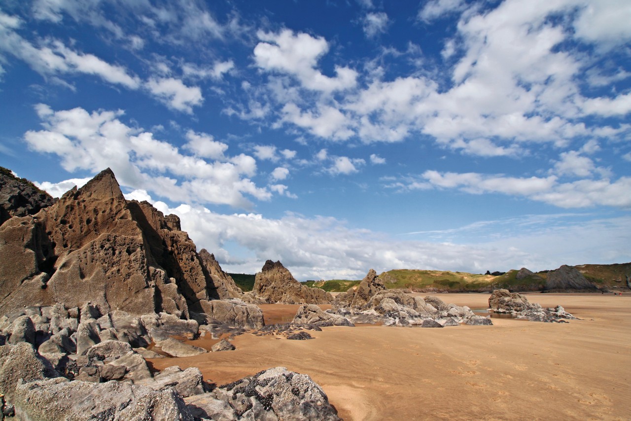 Three Cliffs Bay