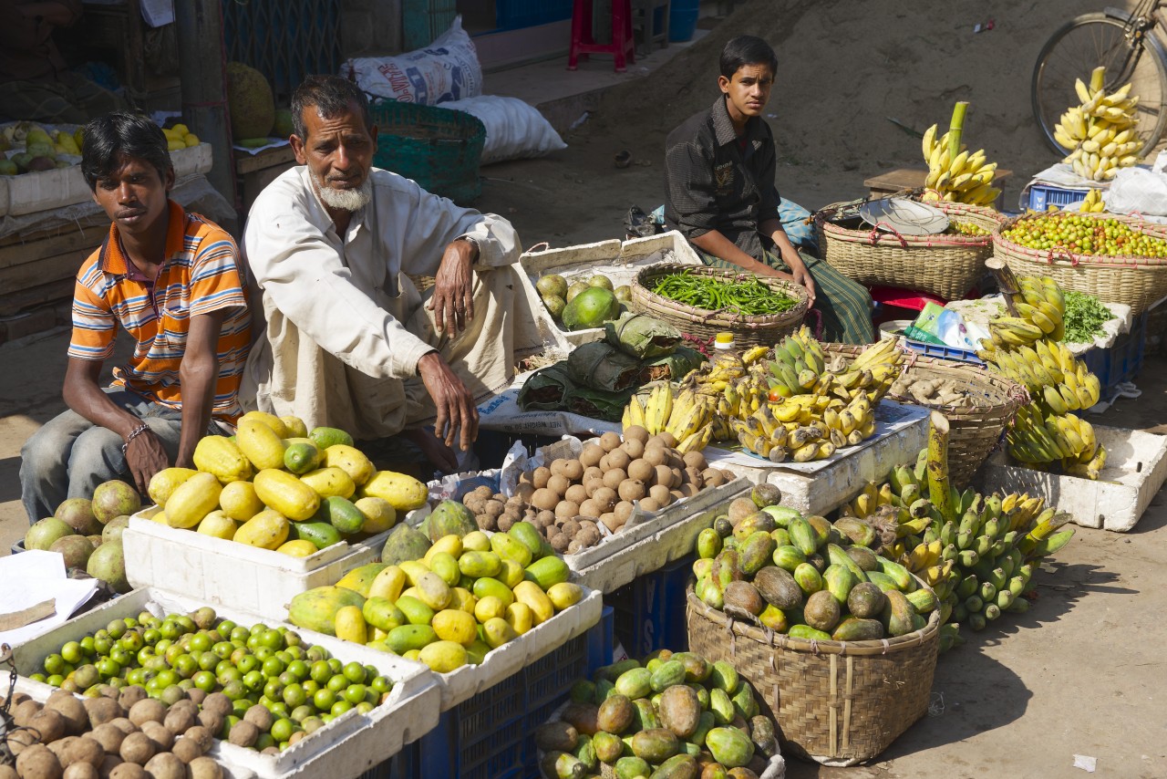 Sur le marché de Bandarban.