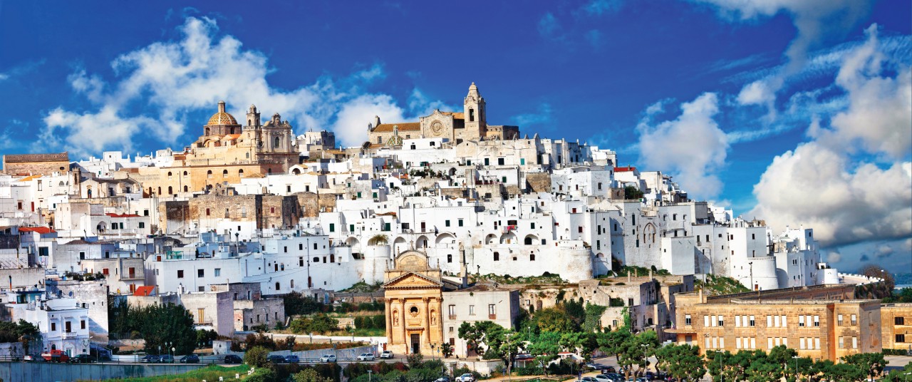 <p>Panorama sur la ville d'Ostuni.</p>