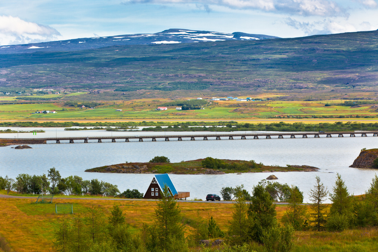 Paysage d'Egilsstaðir.