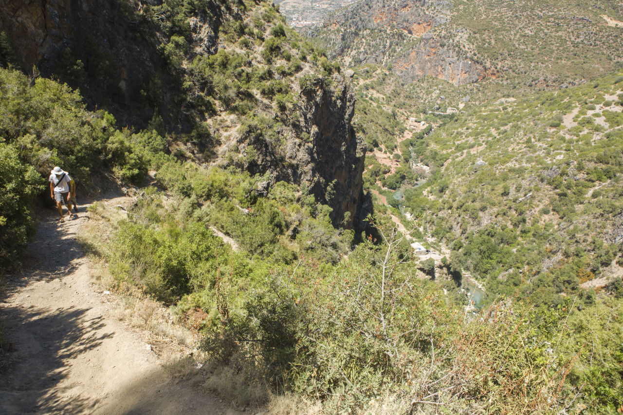 Trekking dans les montagnes du Rif.