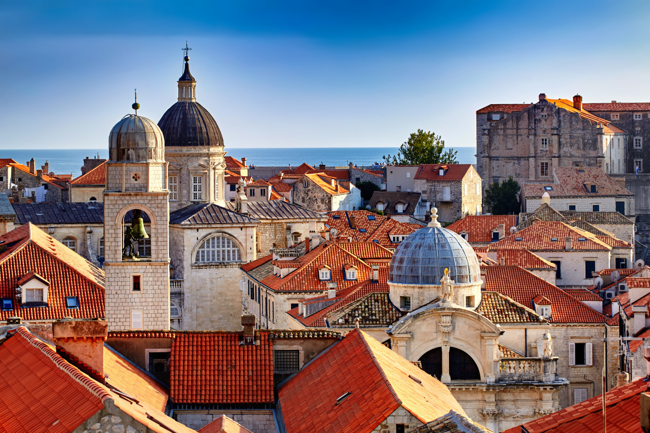 Panorama sur les toits de Dubrovnik.