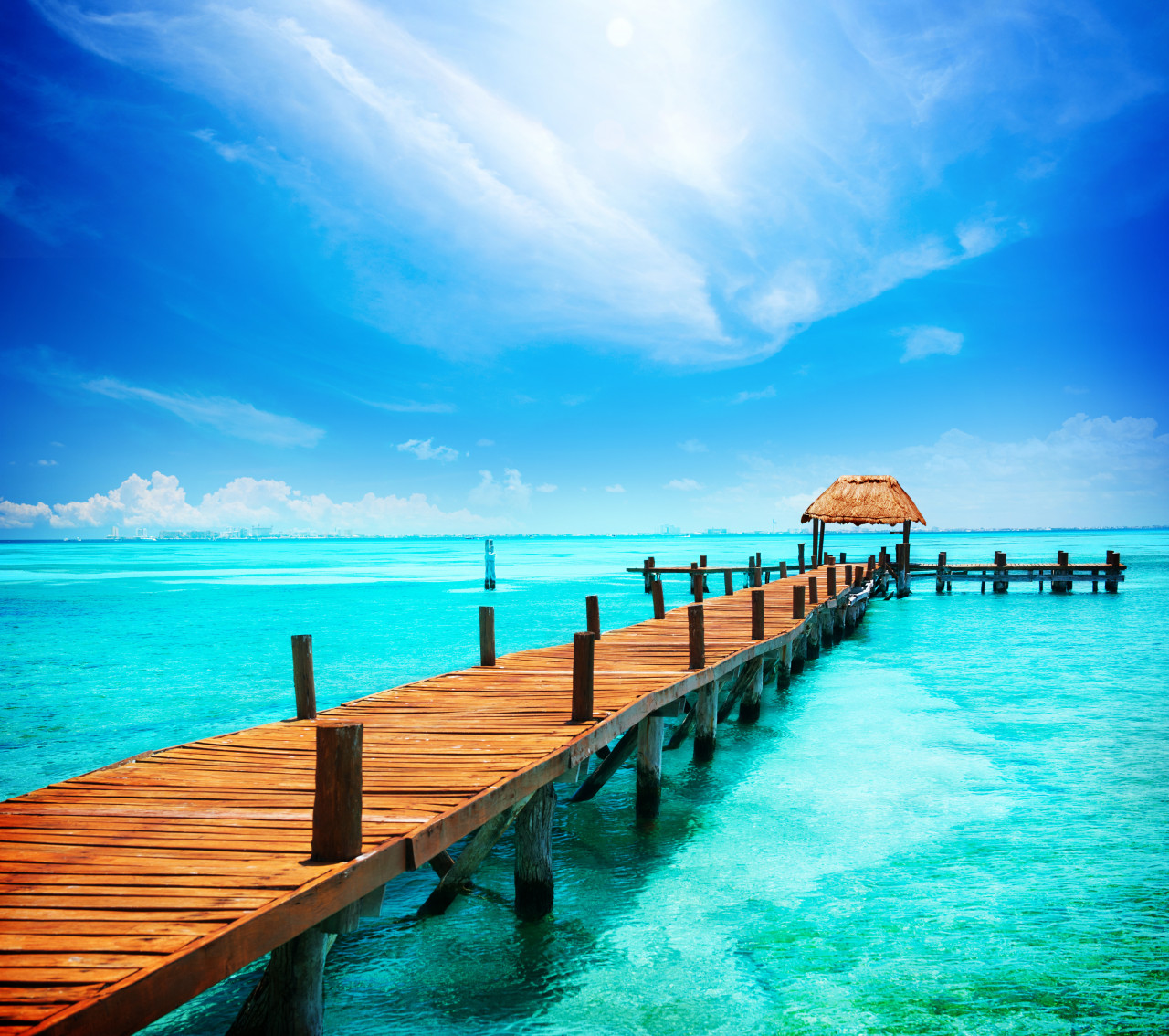 Isla Mujeres, dans la mer des Caraïbes.