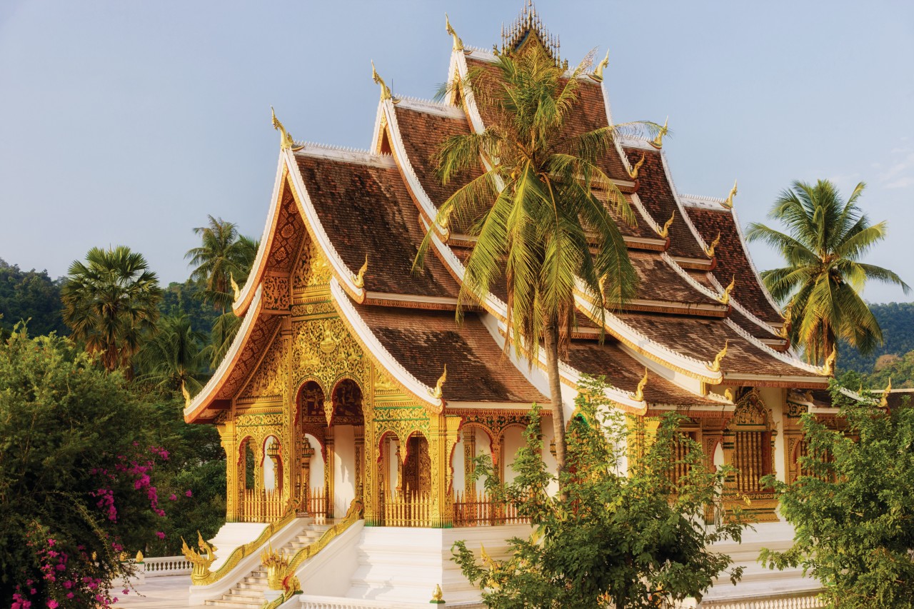 Wat Ho Pha Bang, temple bouddhiste de Luang Prabang.