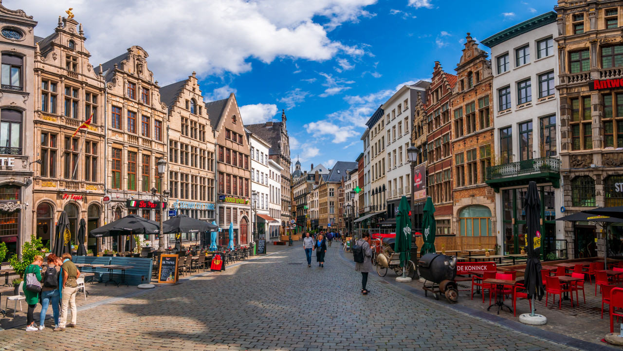 Promenade dans les rues d'Anvers.