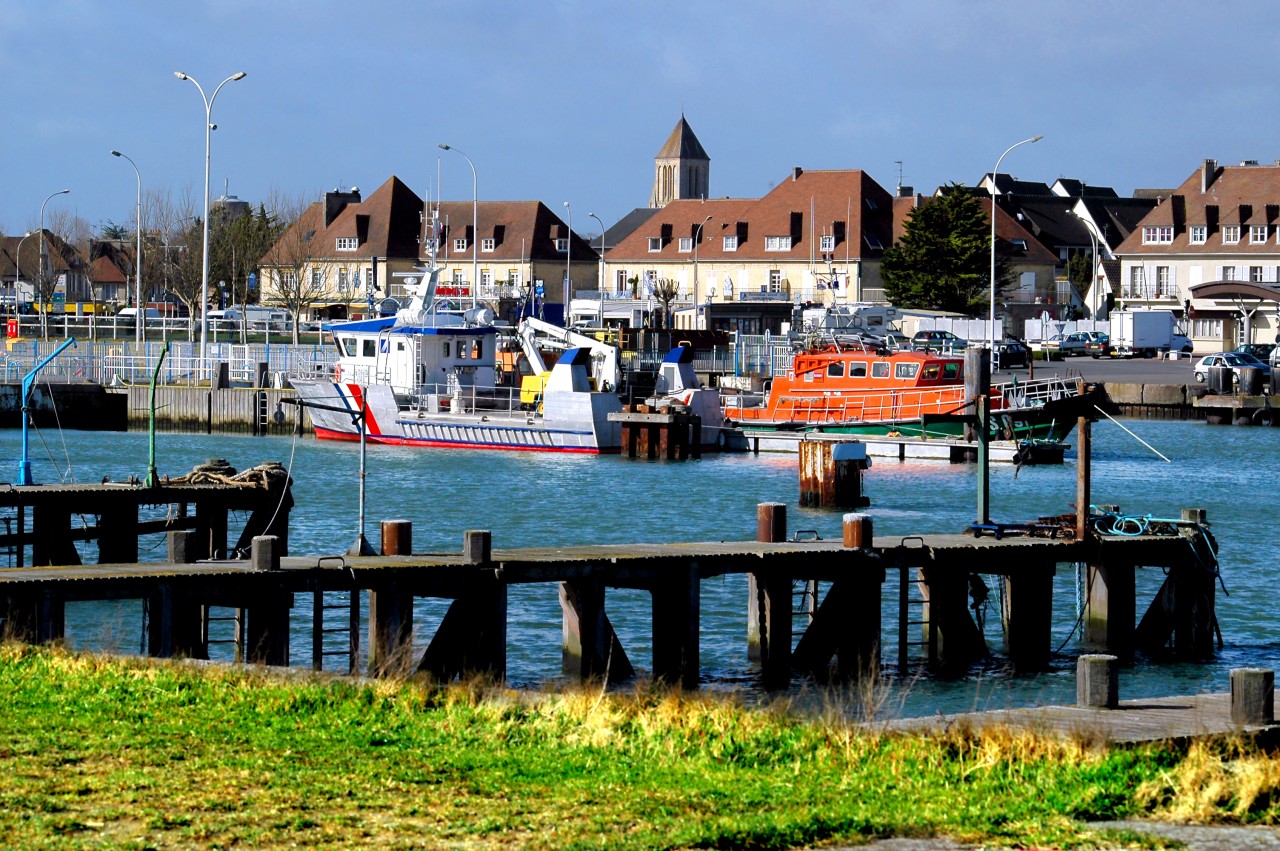 Le port de Ouistreham.