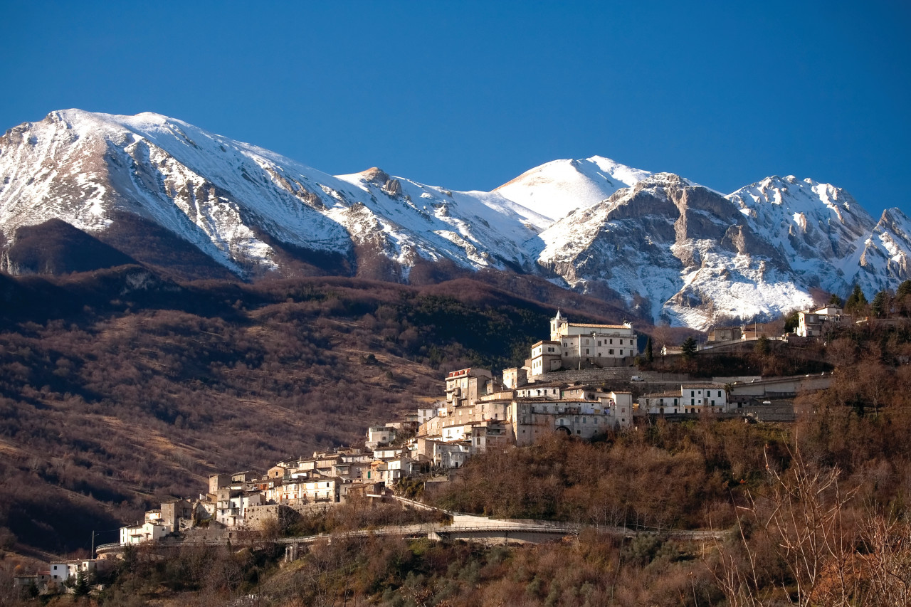 Village médiéval de Farindola, Pescara.