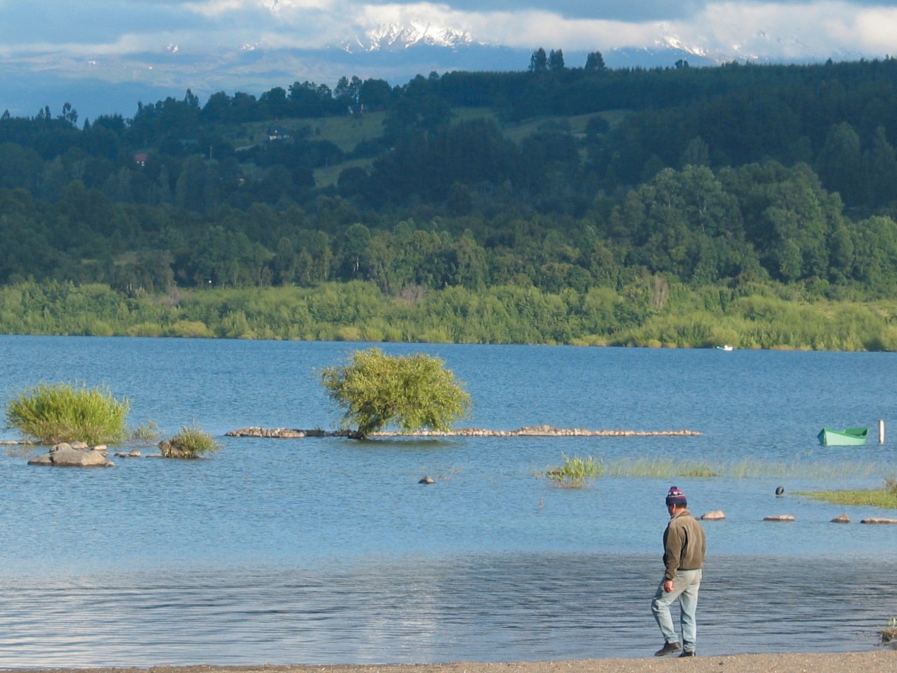 Vue du lac Villarrica