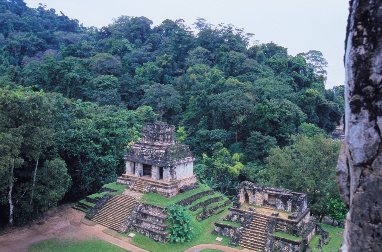 Templo del Sol, site archéologique de Palenque.