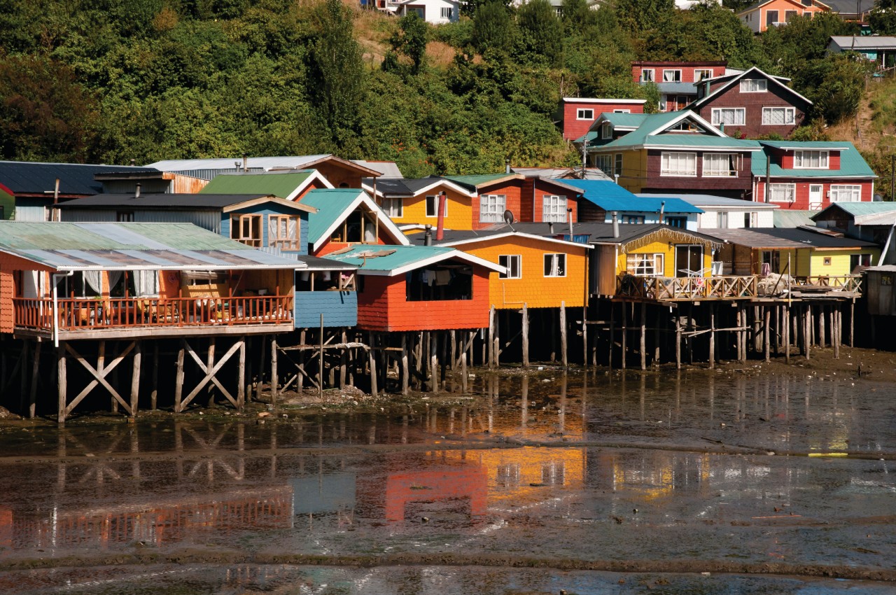 Castro, sur l'île de Chiloé.