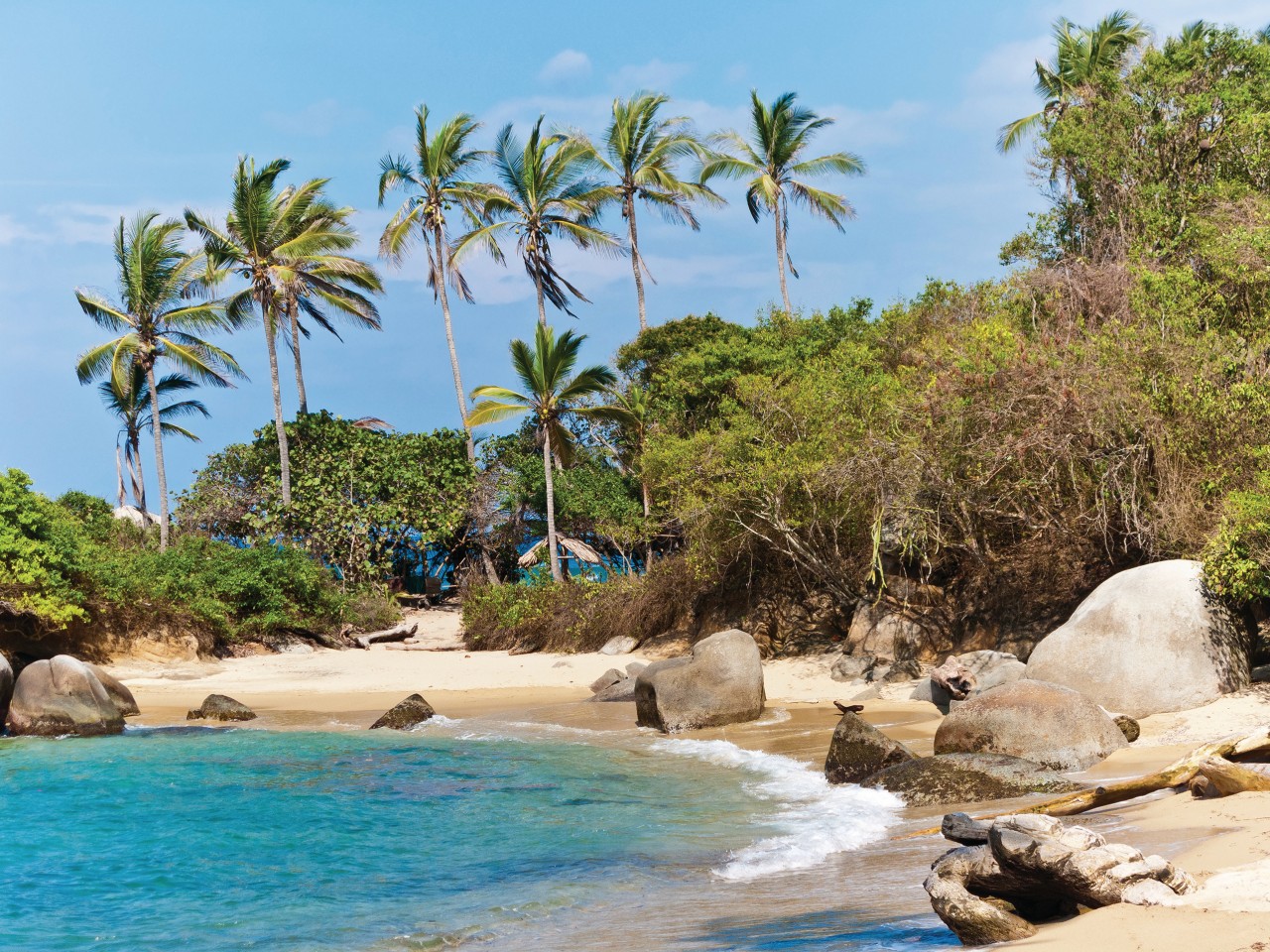 Plage du Parc National Tayrona.