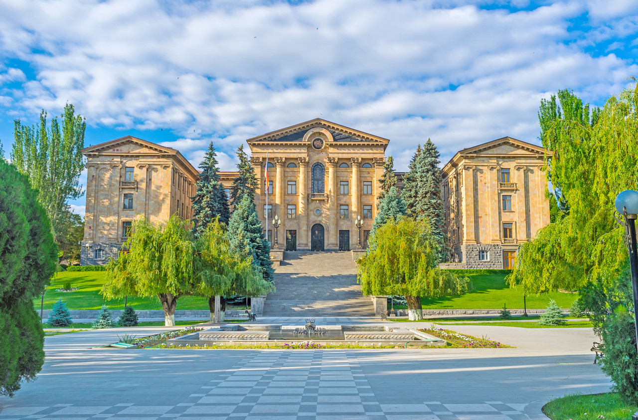 Assemblée nationale d'Arménie à Erevan.