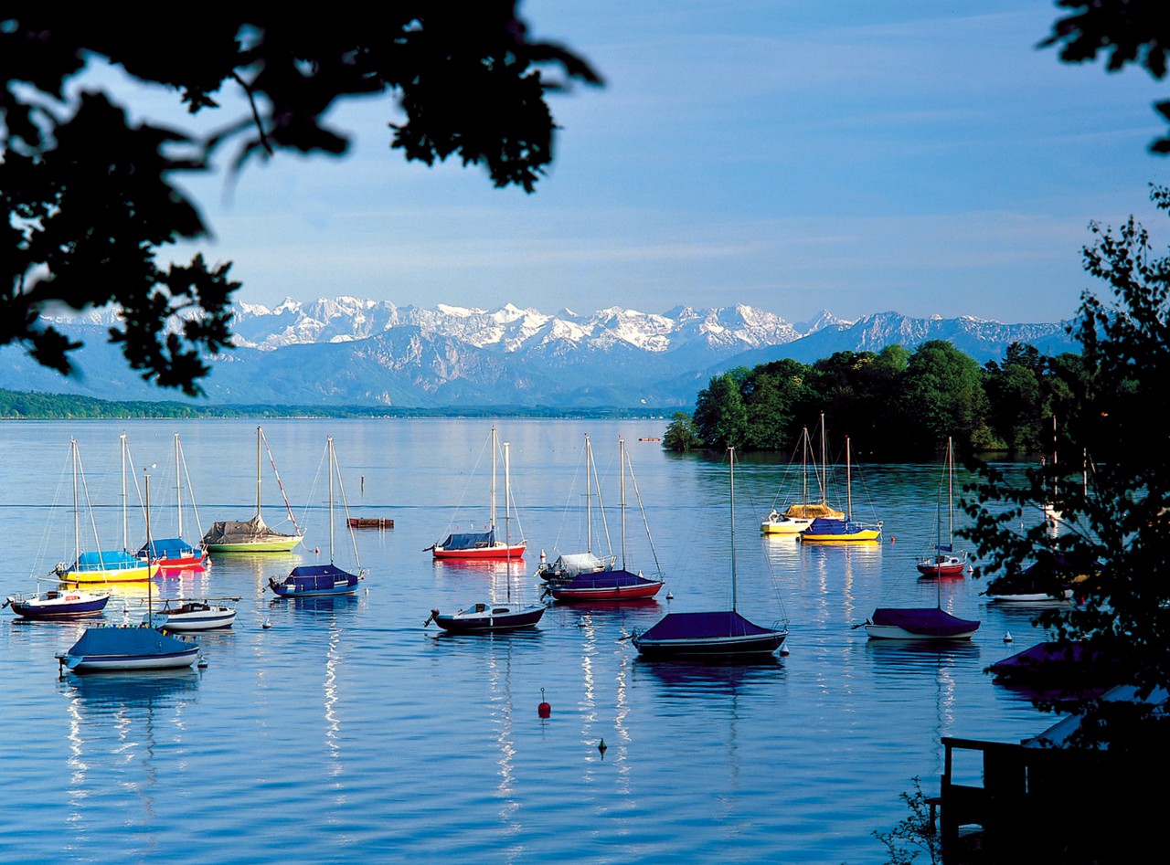 Roseninsel près du Lac Starnberg