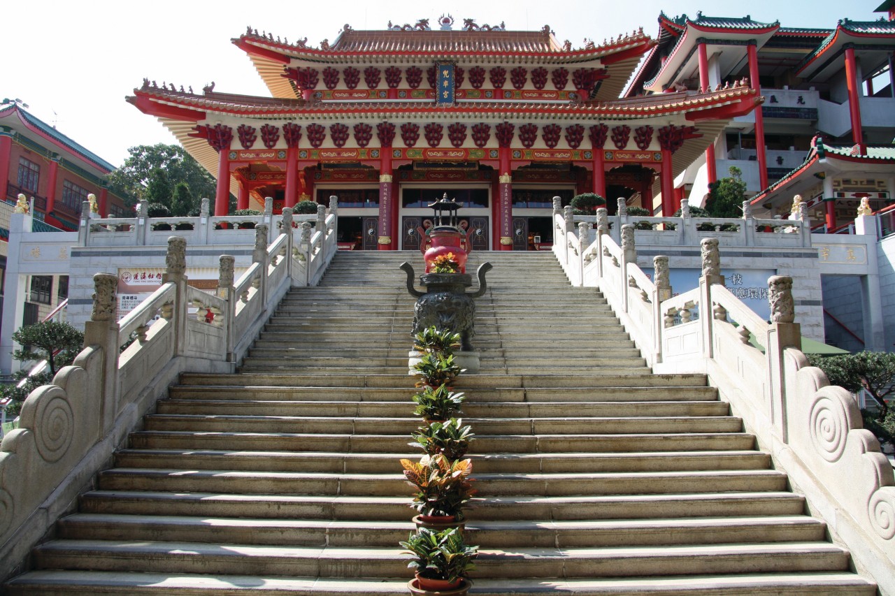 Temple taoïste à Kowloon.