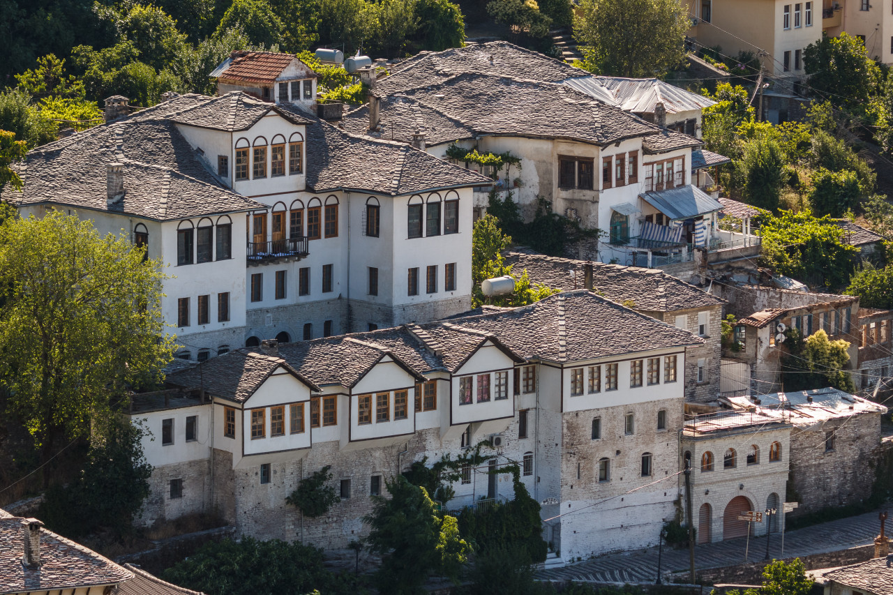 Architecture traditionnelle, Gjirokastra.