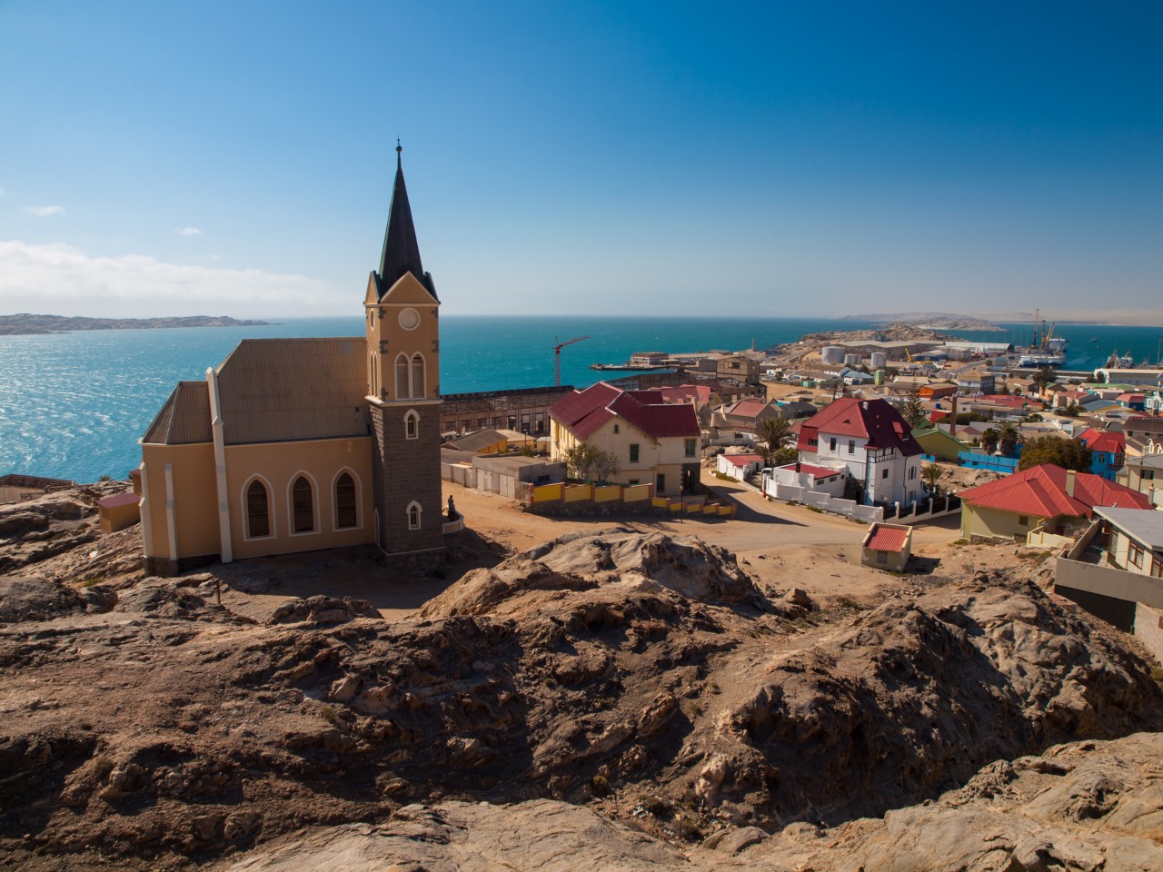 Vue générale sur Lüderitz.