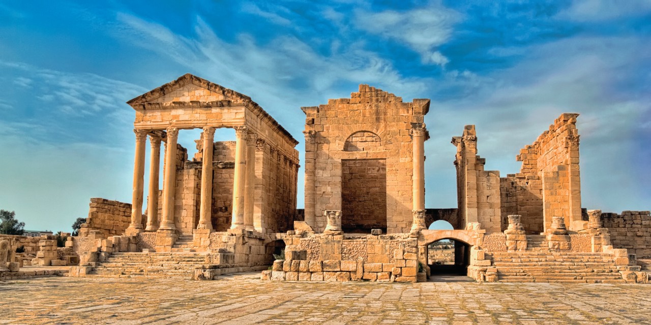 Ruines romaines de Sbeïtla.