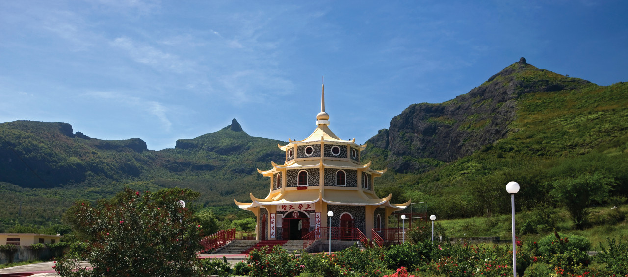 Pagode chinoise à Port Louis.