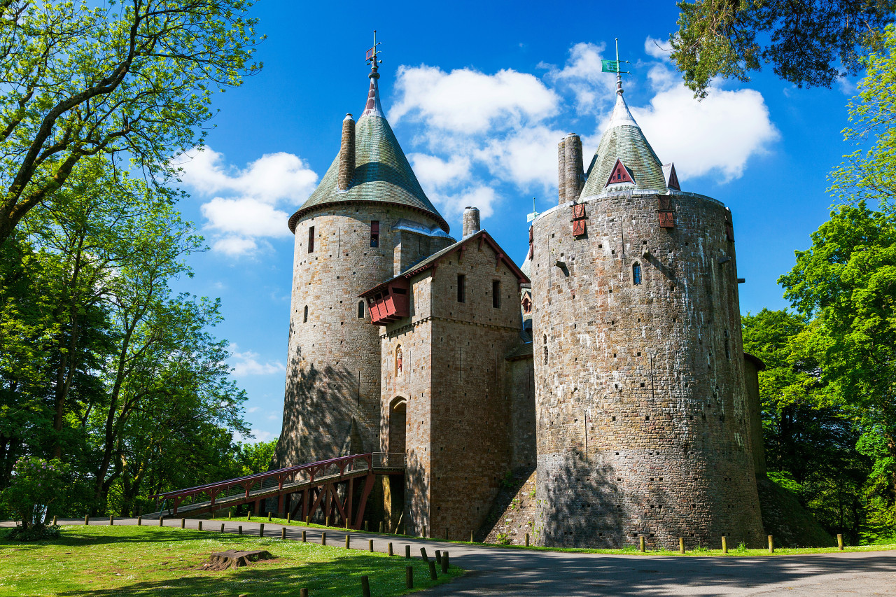 <p>Castell Coch, près de Caerphilly.</p>