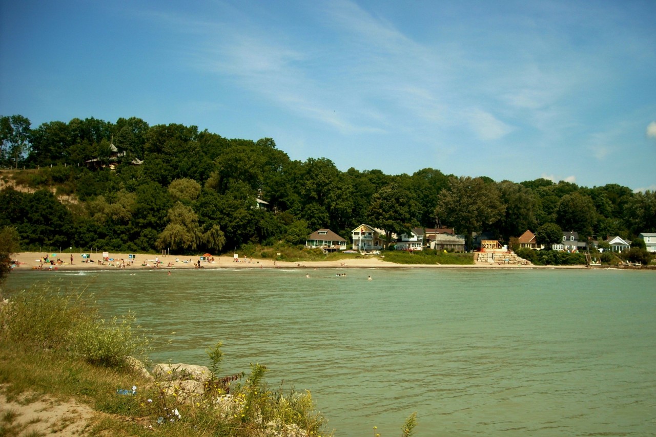 La plage Little Beach à Port Stanley, sur les rives du lac Érié.