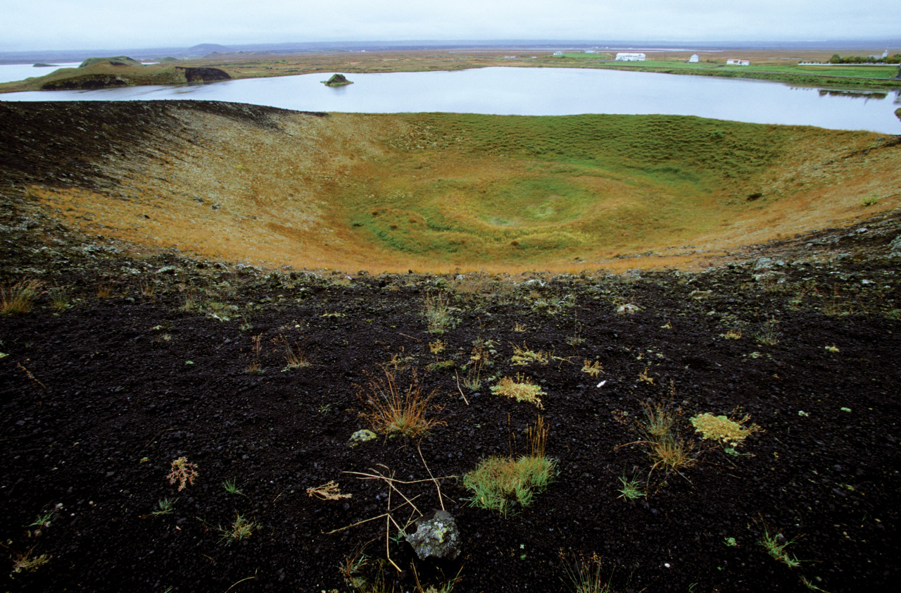 Cratères à Skútustaðir.