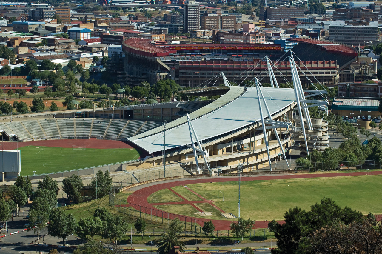 Stade Soccer city à Johannesburg.