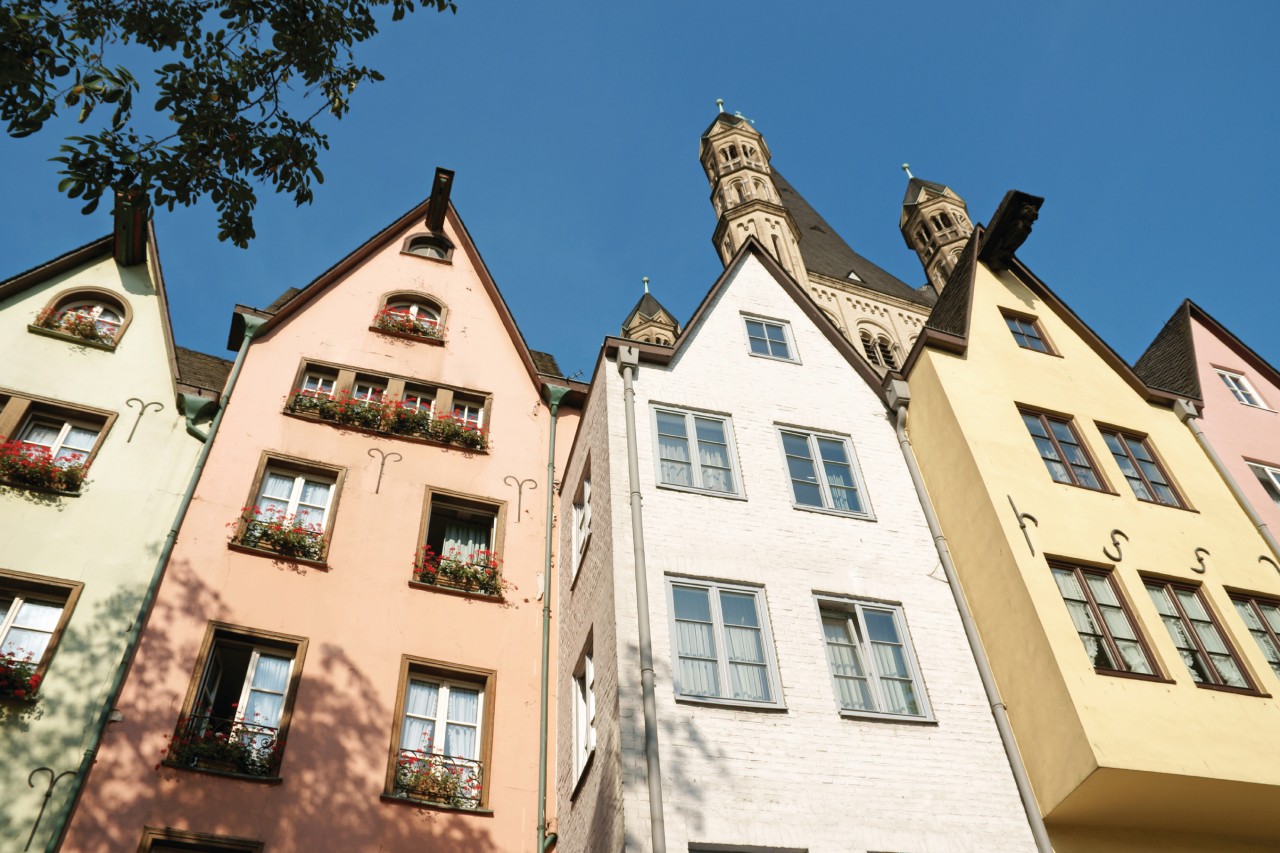 Façades de Cologne.