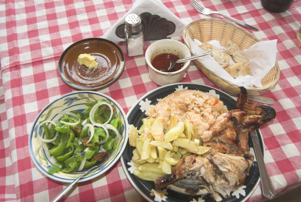 Repas typique du Mozambique.