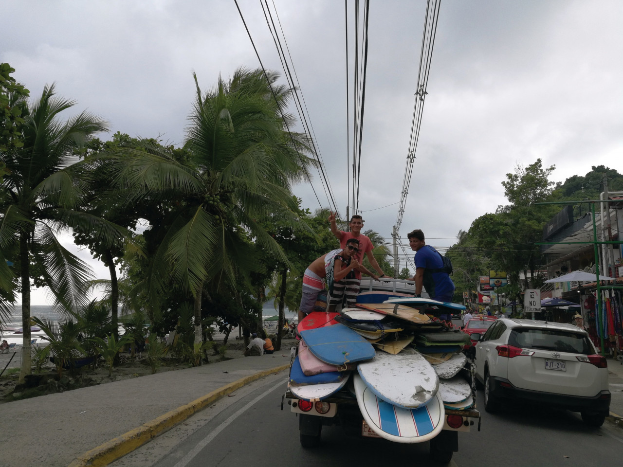 Dans les rues de Manuel Antonio.