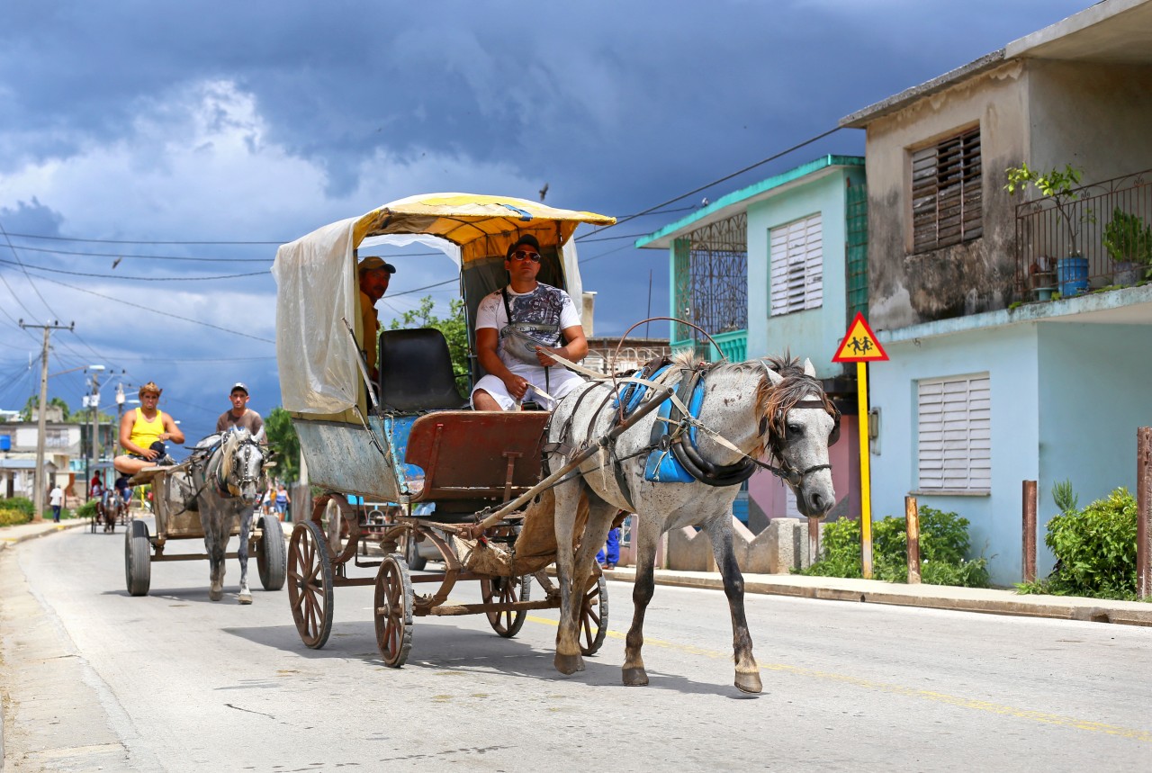 Dans les rues d'Holguín.