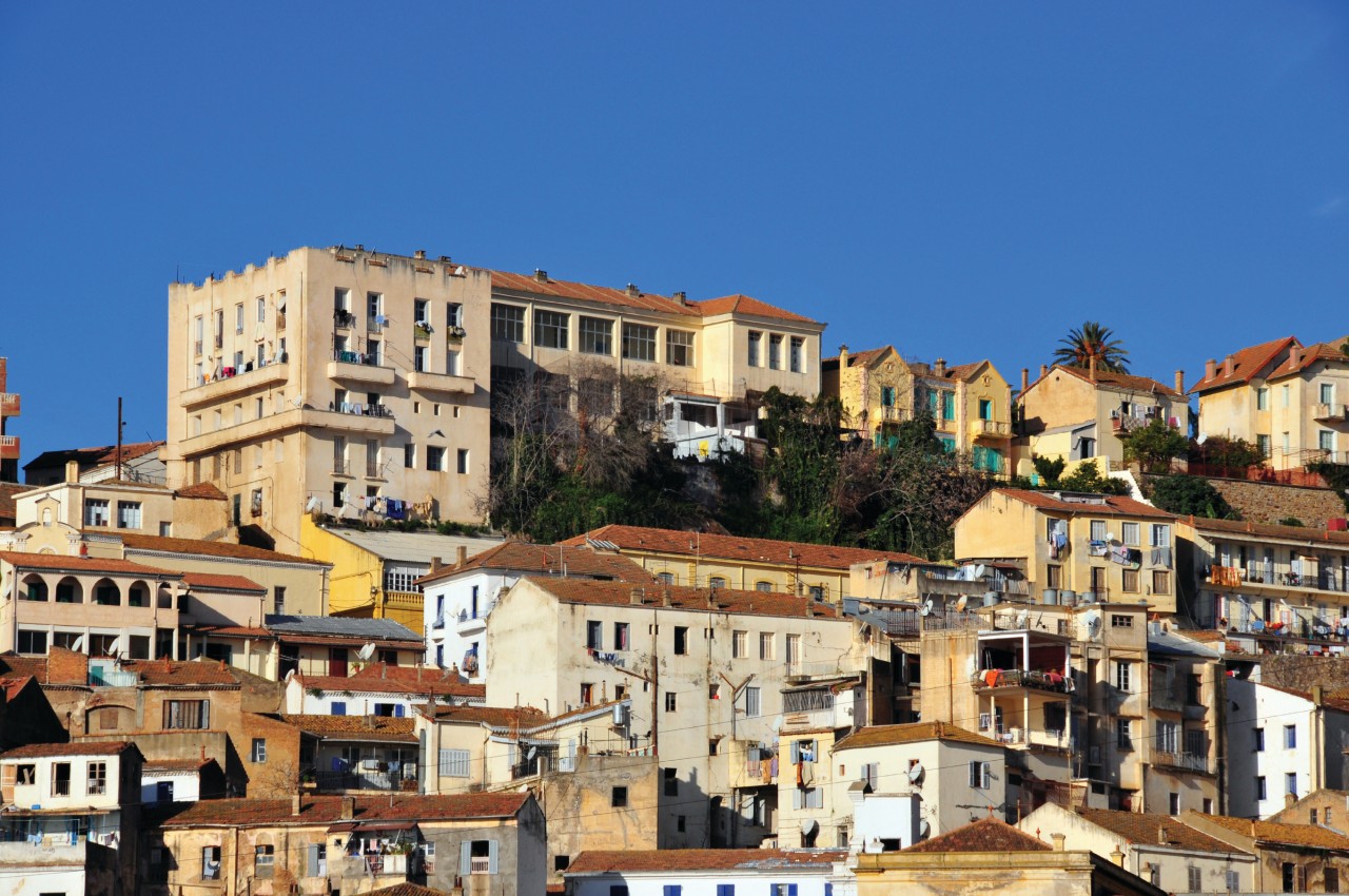 La ville haute de Bejaïa.