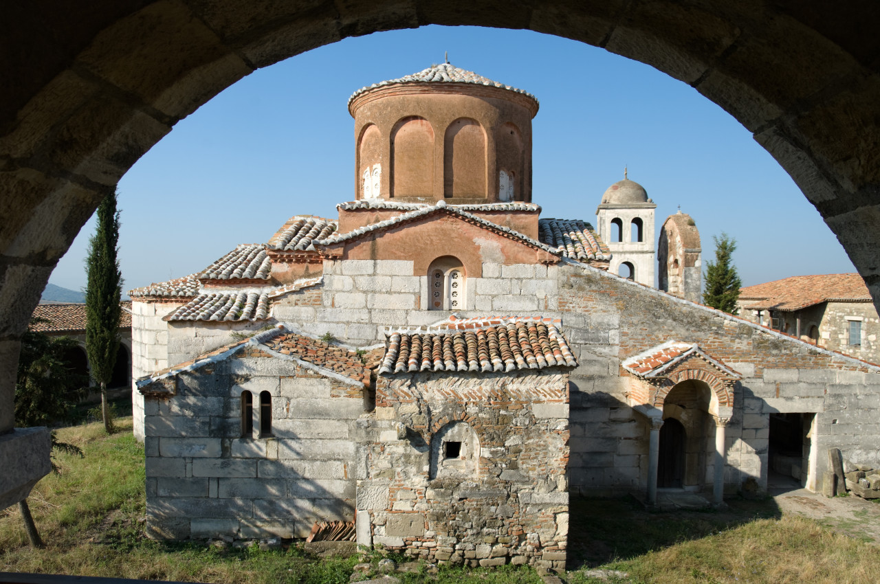 Église de la Vierge Theotokos, site archéologique d'Apollonie.