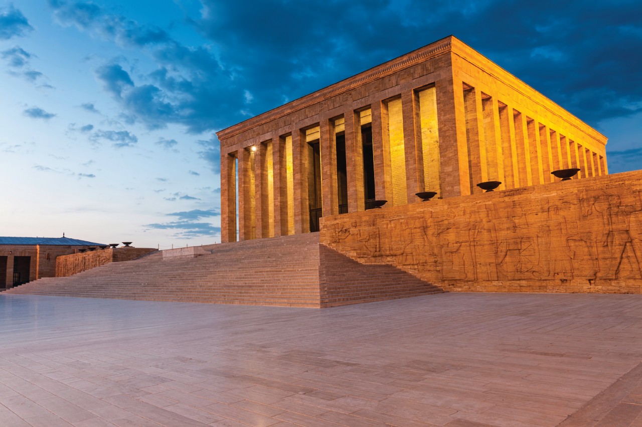 Mausolée d'Atatürk à Ankara.