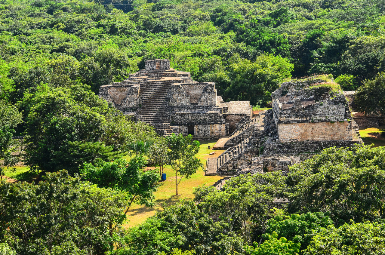 Site archéologique d'Ek'Balam.