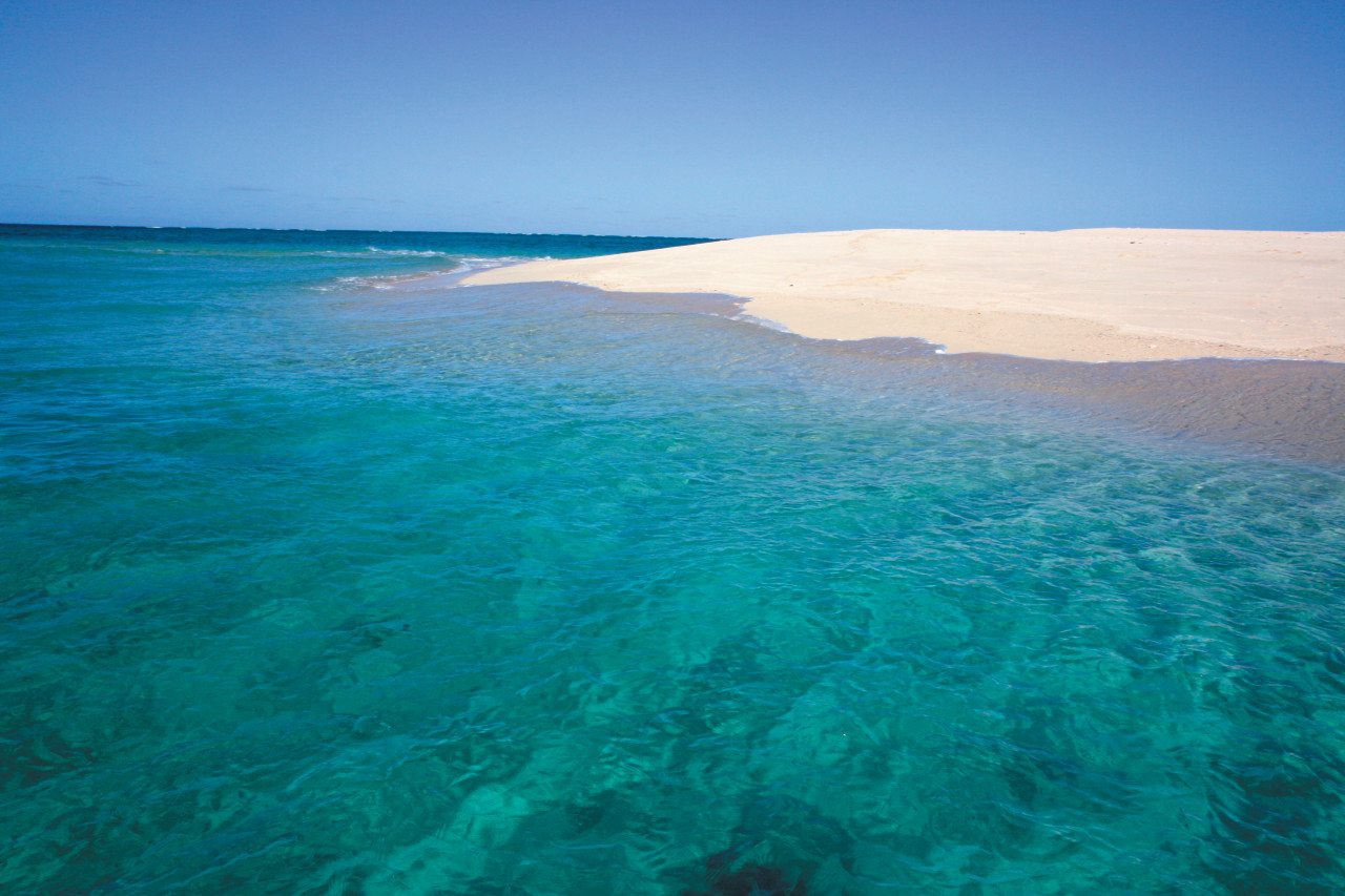 L'îlot de sable blanc fait partie des incontournables !